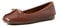 Clarks Women's Freckle Ice Ballet Flats, Dark Tan Lea, 4.5 UK