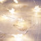 Lights4fun 2x 40er Micro LED Stern Draht Lichterkette warmweiß Batteriebetrieb Timer