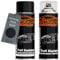TRISTARcolor Autolack Spraydosen Set für Honda/Acura B92P Night Hawk Black Perl/Nighthawk Black Perl Basislack Klarlack Sprühdose 400ml