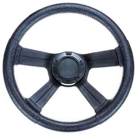 attwood 8315-4 Weatherproof 13-Inch Marine Boat Soft-Grip Steering Wheel with Cap