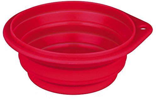 Dog Copenhagen Trixie Bol de Voyage - 1 L x 18 cm - Les Couleurs Peuvent Varier Random Color