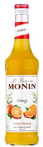 MONIN Sirop d'Orange pour Cocktail avec ou sans alcool - Arômes Naturels - 70cl