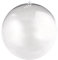 Rayher Sfera -Plastica, Apribile 18Cm Ø, Cristallo, con Foro 15 Mm P.Catena LED, 3946337