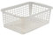 keeeper Storage Basket, Sturdy Plastic (PP), 4.5 Litre, 30 x 20 x 11 cm, Transparent-Natural