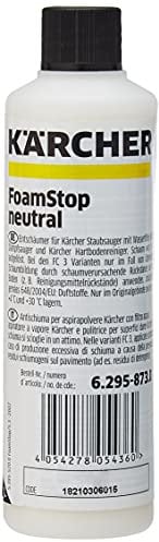 Kärcher FoamStop Neutral, mit dem flüssigen Entschäumungsmittel wird störender Schaum aufgelöst, 125 ml Konzentrat ergeben verdünnt 125 l Flüssigkeit