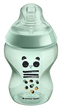 Tommee Tippee Biberon Closer to Nature, Tettarella Simile al Seno a Flusso Lento con Valvola Anticolica, 150ml, Confezione da 1, Ollie il Gufo
