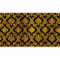 Fototapete - Tapete XXL Ornament 500x280 cm - Foto Tapete Schlafzimmer Wohnzimmer Moderne Vliestapete XXL Wandtapete Motivtapeten Bildtapete 3d Effekt Wand Dekoration - Barock Vintage schwarz