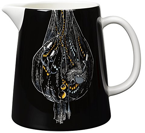 Arabia Krug, Porzellan, 16,5cm, 1020758, schwarz