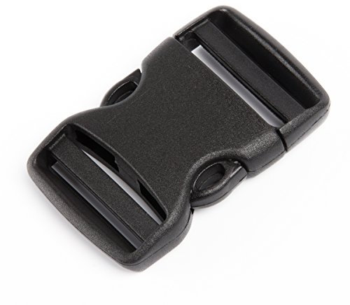 Due Emme 2M 2 Stck Steckschnalle/Steckschließe FDR aus Nylon, beidseitig verstellbar 40mm