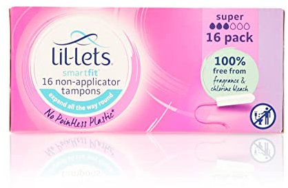 lil-lets non-applicator Tampons Super Saugfähigkeit – 16 Tampons