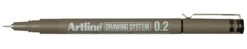 Artline Drawing System Stift EK232, Schwarz