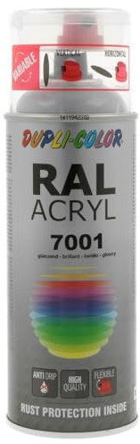 DUPLI-COLOR RAL - Acryl Spraylack RAL 7001 Silbergrau glänzend 400ml