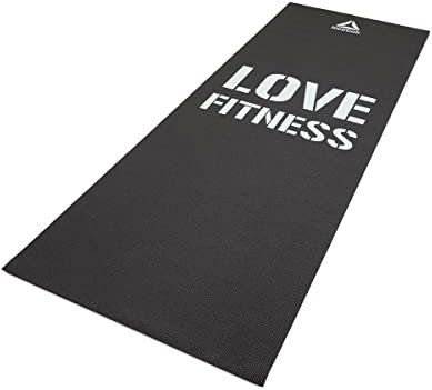 Reebok Fitnessmatte, Liebe, schwarz