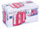 Inter Link – Aufbewahrungsbox mit Deckel – Groß - Faltbox – Waschbare Boxen - Polyurethan – Kunstleder – Viel Stauraum - Für Kleidung, Spielzeuge – Stauraum – 76 x 38 x 38 cm – London Druck – Setto