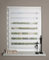 Home fashion Kettenzugrollo Zebra, Stoff, wollweiß, 150 x 90 cm