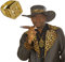 NET TOYS Diamant Ring Dollar Partyschmuck Dollarring Party Schmuck Pimp Diamantring Fasching Karneval Kostüm Zubehör
