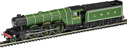Hornby Railroad 00 Gauge LNER Class A1 Flying Scotsman with TTS Sound Steam Locomotive, Green