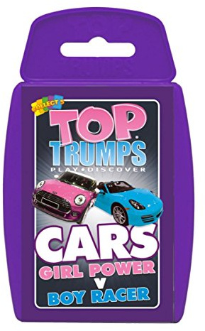 Winning Moves Top Trumps Girl Power v Boy Racer