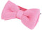 DonDon Herren Strick Fliege gebunden und längenverstellbar 11 x 6 cm rosa
