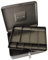 Cathedral Products Key Lockable Cash Box with Lift Out 6 Compartment Coin Tray - 12 Inch - Black