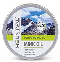Mountval Mink Oil, Quality Shoe Dubbin Oil, Nourishes Waterproofs And Protects Outdoor Shoes Made Of Leather, For Men and Women, 100 ml (Transparent)
