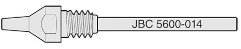 JBC Entlötspitze Serie C560, C560014/Ø 0,8 mm, 2,5 mm, Pincleaning C560014 (Entlötkartusche Entlötpatrone Entloetspitze Entloetkartusche Entloetpatrone 5600 DR5600 DR5650 Entlötdüse Entloetdüse)