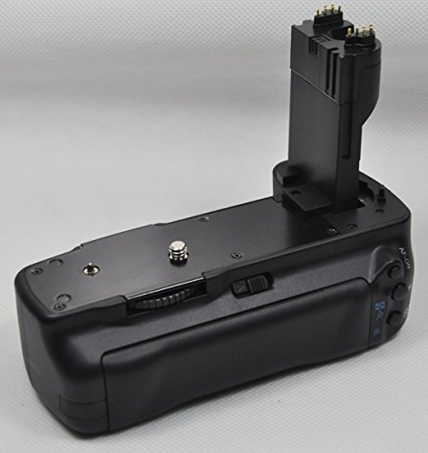 BG-E6 Battery Grip Holder Vertical Multi-Power Professional for BGE6 EOS 5D Mark II 2 5D2 5DII DSLR Camera Replacement +1x AA Battery Holder