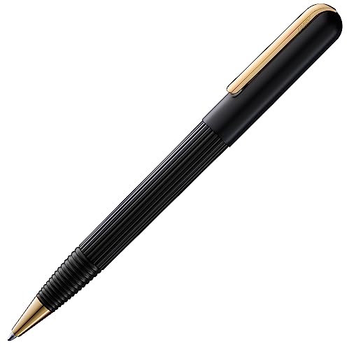 LAMY imporium Kugelschreiber 260 – Kuli mit hochwertigster PVD-Beschichtung und Galvanisierung in der Farbe Schwarz, matt – Mit Großraummine – Strichbreite M