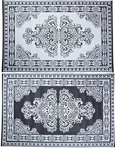 Esschert Design Outdoor Perserteppich aus PP, 119,5 x 186,0 x 0,3 cm