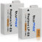 2X Blumax Gold Edition Akku ersetzt Canon LP-E8 kompatibel mit Canon EOS 550D 600D 650D 700D 1260mAh 7,4V 9,3Wh