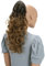 CAISHA 50cm Haarzopf Sarah Haarteil mit Butterflyklammer Pferdeschwanz Haarverlängerung Voluminös Gewellt Ombré Braun Mix H120