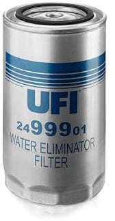 UFI Filters, Filtro Gasolio 24.999.01, Filtro Carburante per Ricambio, Adatto a Furgoni e Bus, Applicabile a Modelli Iveco Serie C, Astra ATD, HD7, HD8, Iveco Eurocargo