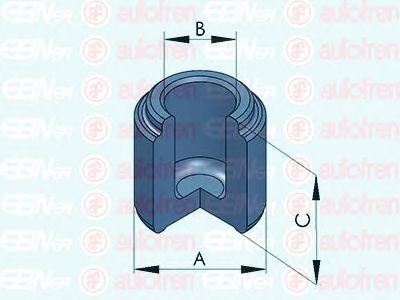 AUTOFREN SEINSA D025285 Bremssattel-Kolben 30mm Stahl