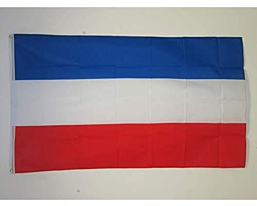 AZ FLAG - Flagge Bundesrepublik Von Jugoslawien - 150x90 cm - Jugoslawische Fahne 100% Polyester mit Messing-Ösen - 110g