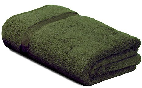 Linnea Serviette de Toilette 50x100 cm Royal Cresent Vert Bouteille 650 g/m2