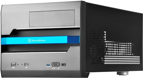 SilverStone SST-SG12B - Sugo Micro ATX Computer Cube Case, nero