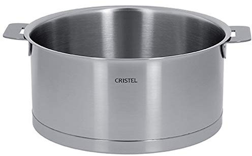 Cristel - C14QL - Casserole inox 14cm - sans poignée amovible- Collection Strate