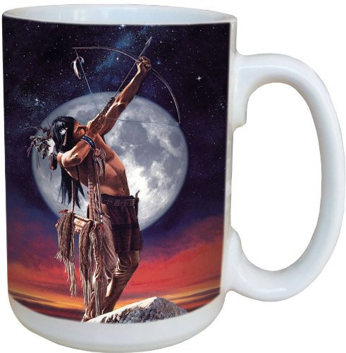 Tree-Free Greetings Sky Hunter Keramiktasse mit Henkel in voller Größe, 425 ml, mehrfarbig