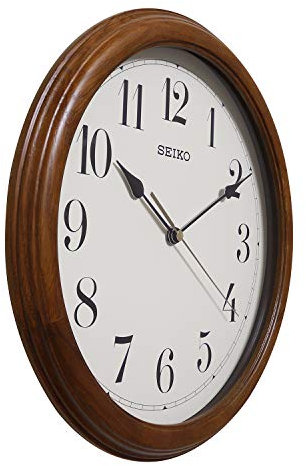 Seiko Clocks Wooden Wall QXA153B