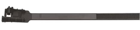 ABB Nylon 66 Kabelbinder Kabelrinne Schwarz 12,7 mm x 483mm, Packung a 25 Stück