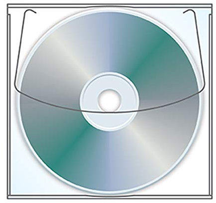 Adhesive CD | DVD Sleeve - Box of 1000