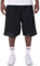 Pro Club Herren Basketball-Shorts aus schwerem Netzstoff - Schwarz - Klein