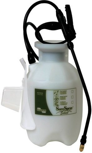 Chapin International Pulverizador 27010, 1 galón, Blanco translúcido