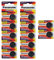 12 X Panasonic CR2025 3V Lithium Coin Cell Batteries