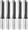 Trend Trade Kitchen Fitters Pack, 5 Piece Set of Straight Router Cutters, 1/2 Inch Shank, 12.7mm Cut Diameter, Trade TC, TR/KFP/3