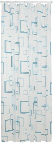 Sealskin Retro, Rideau de Douche, PEVA, 180 x 200 cm, Bleu