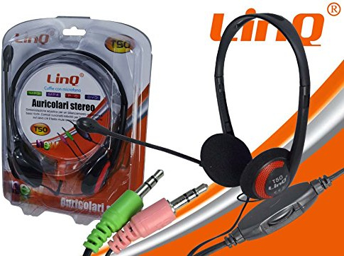 LINQ CUFFIE CON MICROFONO T50