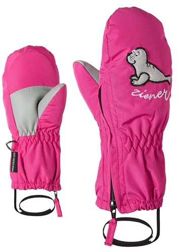 Ziener Baby LE ZOO MINIS glove Ski-handschuhe / Wintersport |warm, atmungsaktiv, rosa (pop pink), 110