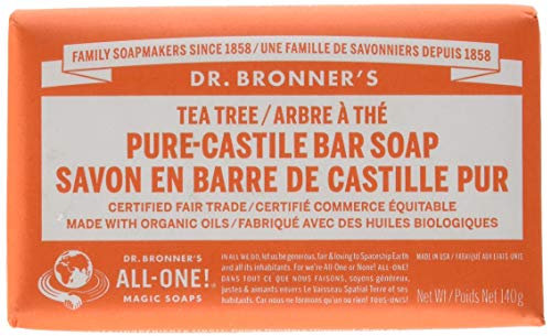 Dr Bronners Magic Soap All One Obtt05 5 Oz Tea Tree Dr. Bronner'S Bar Soap by Dr. Bronner's