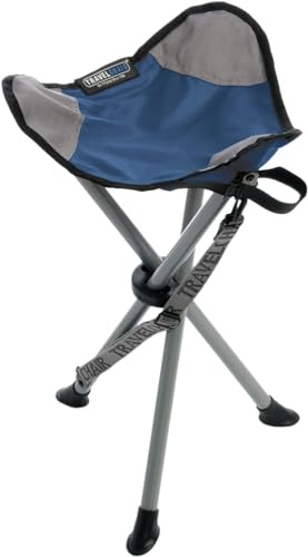 Travel Chair Slacker - Silla portátil con trípode para Aventuras al Aire Libre, Azul, Talla única (1389VB)